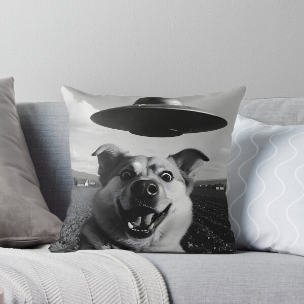 Item preview, Funny Adopted Dog Selfie with Alien UFO Cute Puppy Adoption Lover designed and sold by Jokerstyle.
