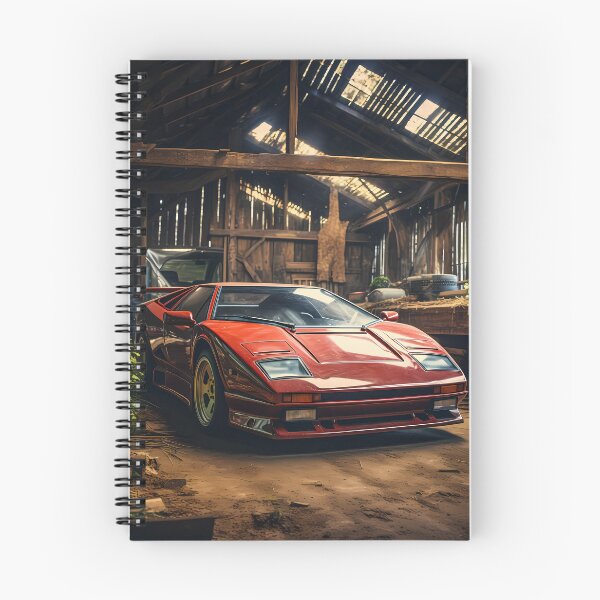 Item preview, Beautiful Classic Red Car Design Tucked Away In Rural Shelter designed and sold by RevUpDesign.