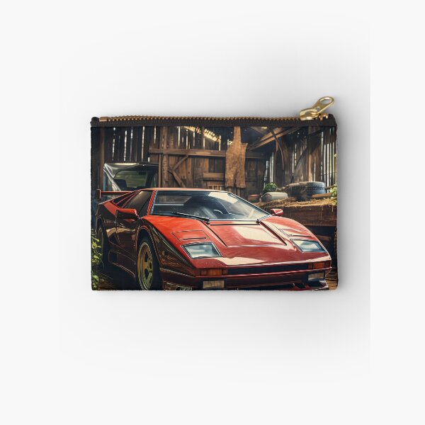 Item preview, Beautiful Classic Red Car Design Tucked Away In Rural Shelter designed and sold by RevUpDesign.