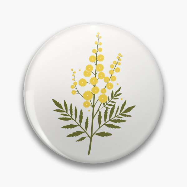 Item preview, Golden Mimosa Botanical Spring Illustration  designed and sold by Claudia S. Design.