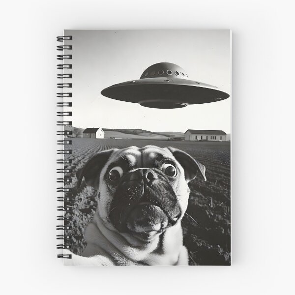 Item preview, Funny Adopted Dog Selfie with Alien UFO Cute Puppy Adoption Lover designed and sold by Jokerstyle.