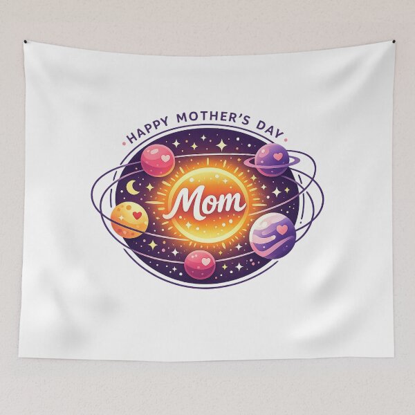Item preview, Happy Mother's Day Mom – Center of My Universe Galaxy Space Design designed and sold by inaveed.