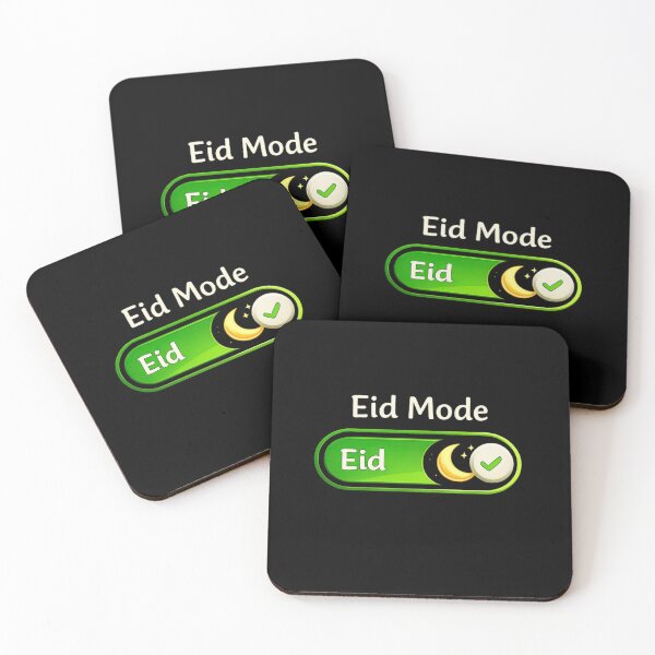 Item preview, Eid Mode Activated Moon Minimal Muslim Celebration Design designed and sold by bilal sibgui.