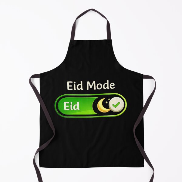 Item preview, Eid Mode Activated Moon Minimal Muslim Celebration Design designed and sold by bilal sibgui.
