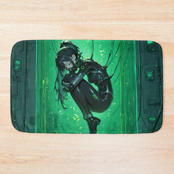 Item preview, RIFT Android Waifu Sleeping Inside Cyberpunk Stasis Chamber designed and sold by BorgSpareParts.