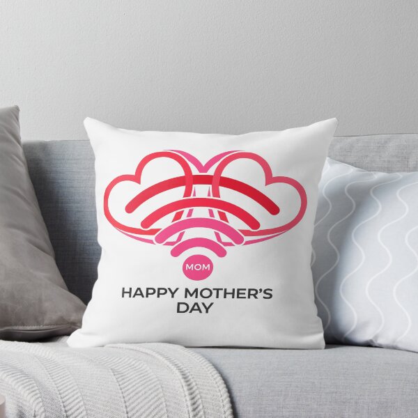 Aperçu de l'œuvre Bonne fête des mères, maman ! Signal d'amour WiFi | Joli cœur connecté pour maman créée et vendue par inaveed.