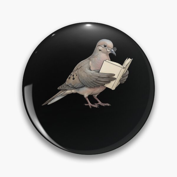Item preview, Funny Mourning Dove Reading Book Bird Lover Birding designed and sold by TerryConnells.