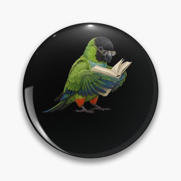 Item preview, Funny Nanday Conure Parrots Reading Book Bird Lover designed and sold by TerryConnells.