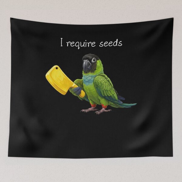 Item preview, Funny Nanday Conure Parrot Require Seeds Bird Lover designed and sold by TerryConnells.