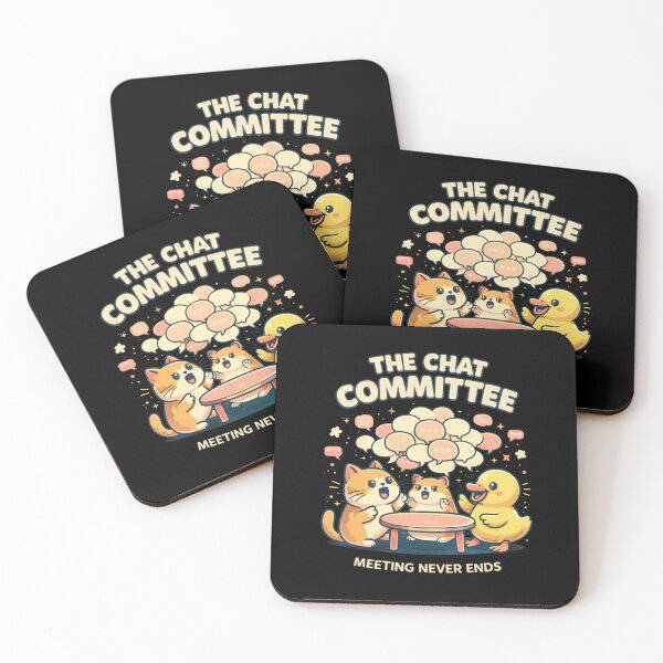 Item preview, The chat committee meeting never ends  designed and sold by Rally Forge.