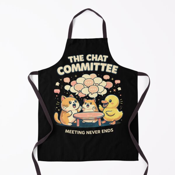 Item preview, The chat committee meeting never ends designed and sold by Rally Forge.