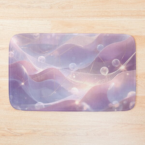 Item preview, Aura Healing Flowing Energy Field Sacred Geometry Design – Lavender Aura Waves Spiritual Calm Art designed and sold by ArtivaNest.