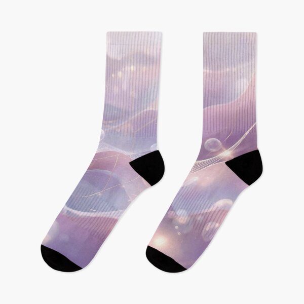 Item preview, Aura Healing Flowing Energy Field Sacred Geometry Design – Lavender Aura Waves Spiritual Calm Art designed and sold by ArtivaNest.
