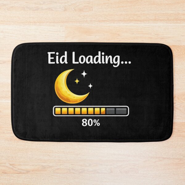 Item preview, Eid Loading Progress Bar Moon Funny Muslim Eid designed and sold by bilal sibgui.
