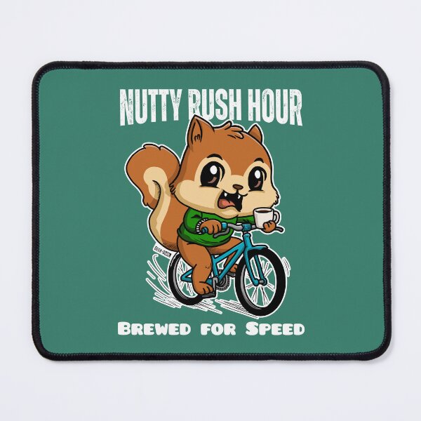 Item preview, Cute Squirrel Riding Bike with Coffee designed and sold by Geek-O-MNL.