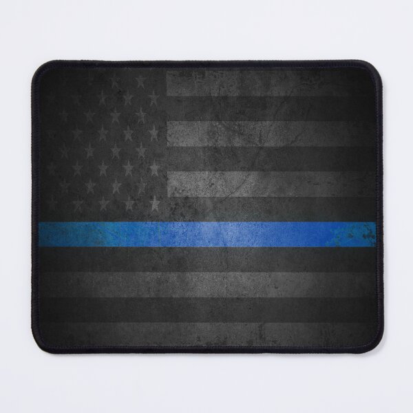 Item preview, Blacked Out Thin Blue Line American Flag designed and sold by artistwill.