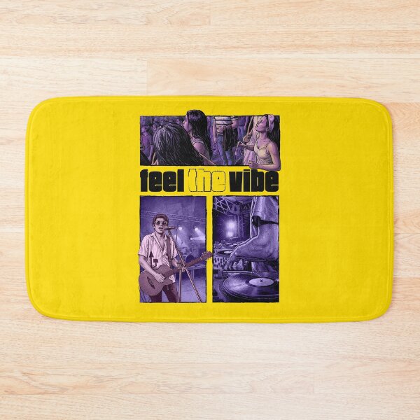 Item preview, Feel the Vibe - Indie Music Scene Retro Graphic designed and sold by BelchiorCanizo.