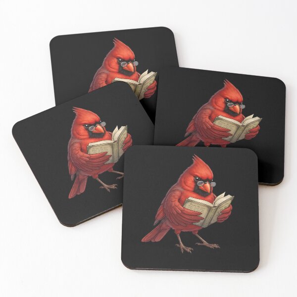 Item preview, Funny Northern Cardinal Reading Book Bird Lover Birding designed and sold by TerryConnells.