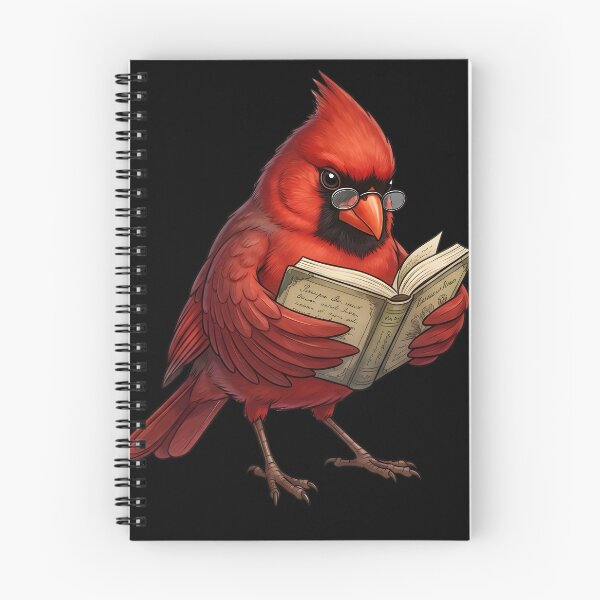 Item preview, Funny Northern Cardinal Reading Book Bird Lover Birding designed and sold by TerryConnells.