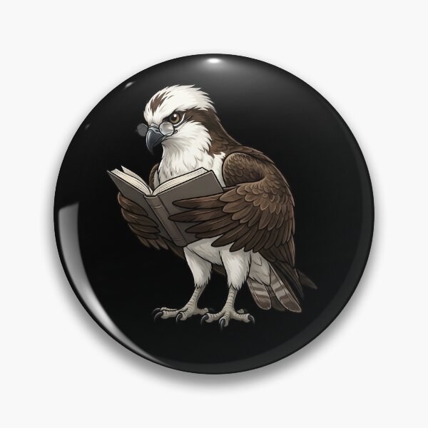 Item preview, Funny Osprey Reading Book Bird Lover Birding designed and sold by TerryConnells.