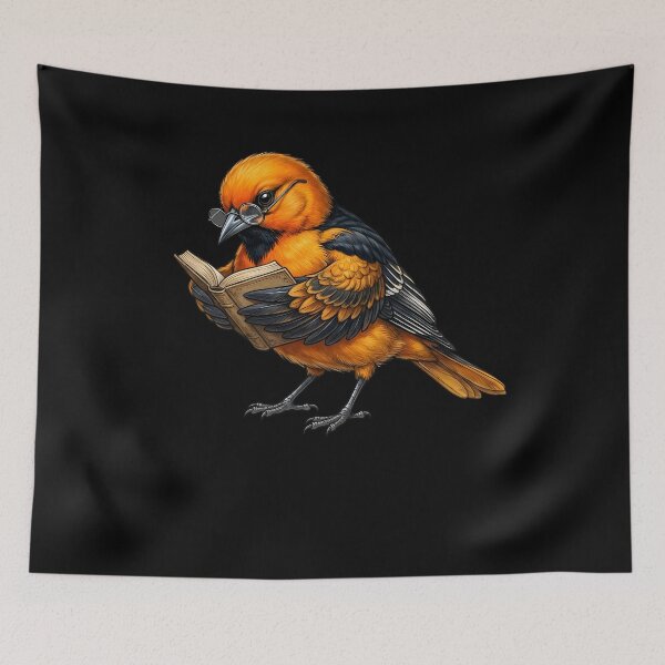Item preview, Funny Oriole Reading Book Bird Lover Birding designed and sold by TerryConnells.