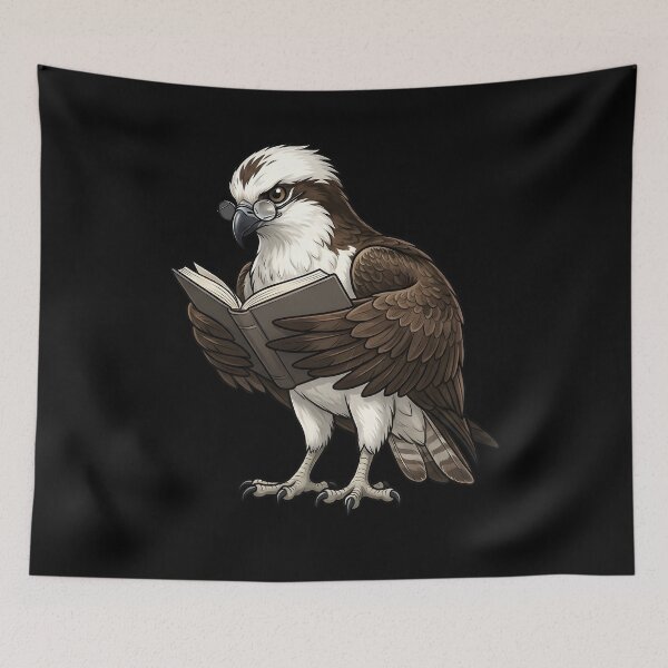 Item preview, Funny Osprey Reading Book Bird Lover Birding designed and sold by TerryConnells.