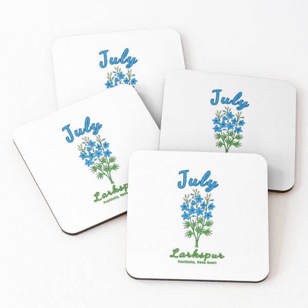 Item preview, July Birth Flower - Larkspur designed and sold by DixieGirlStudio.