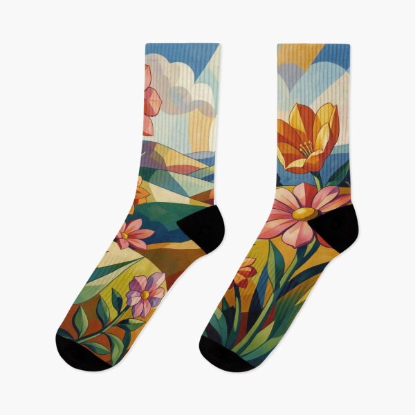 Item preview, Spring landscape in the style of Georgia O’Keeffe – monochrome nature art in a modern 4D look designed and sold by FotoworldEdel.
