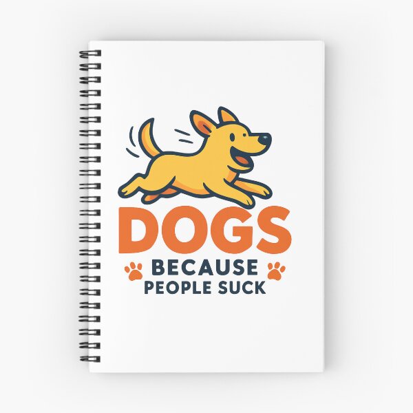 Item preview, Dogs Because People Suck Funny Dog Lover Design designed and sold by OwnYourMood.