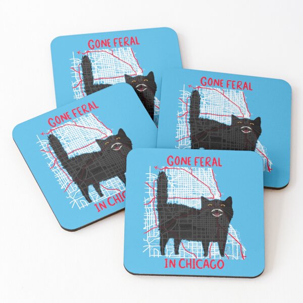 Item preview, Gone Feral In Chicago designed and sold by KilkennyCat Art.