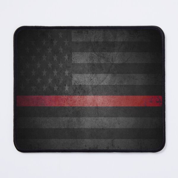 Item preview, Blacked Out Thin Red Line American Flag designed and sold by artistwill.