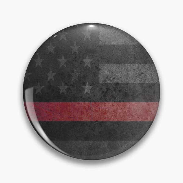 Item preview, Blacked Out Thin Red Line American Flag designed and sold by artistwill.