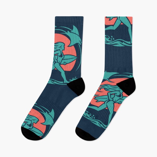 Item preview, Surf Girl With Manta Rays – Japanese Ocean Streetwear Design designed and sold by JonelCrafts.