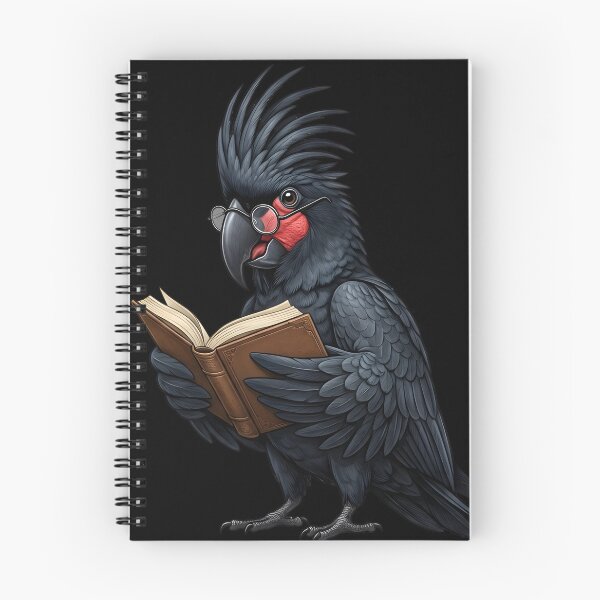 Item preview, Funny Palm Cockatoo Parrots Reading Book Bird Lover designed and sold by TerryConnells.