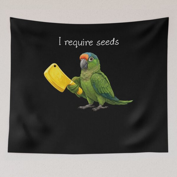 Item preview, Funny Peach Fronted Conure Parrot Require Seeds Bird Lover designed and sold by TerryConnells.