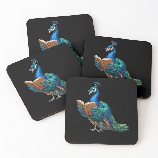 Item preview, Funny Peacock Reading Book Bird Lover Birding designed and sold by TerryConnells.