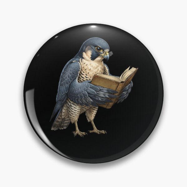 Item preview, Funny Peregrine Falcon Reading Book Bird Lover Birding designed and sold by TerryConnells.
