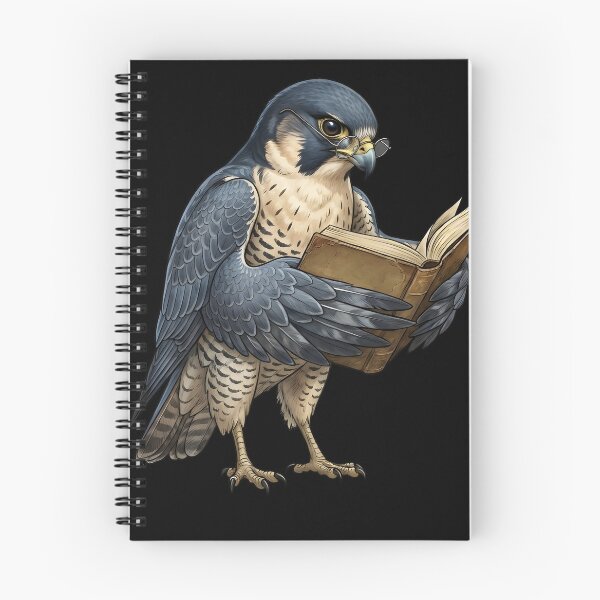 Item preview, Funny Peregrine Falcon Reading Book Bird Lover Birding designed and sold by TerryConnells.