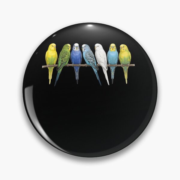Item preview, Funny Colorful Budgerigar Parrots Bird Lover designed and sold by DoodleTortle.