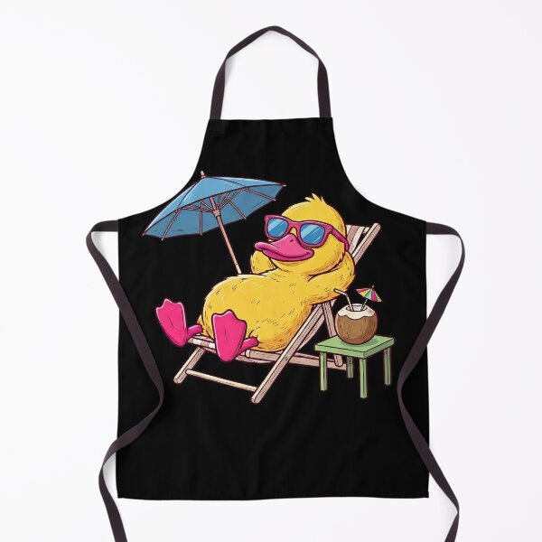 Item preview, Duck Summer Vacation Beach Sunset designed and sold by DoodleTortle.