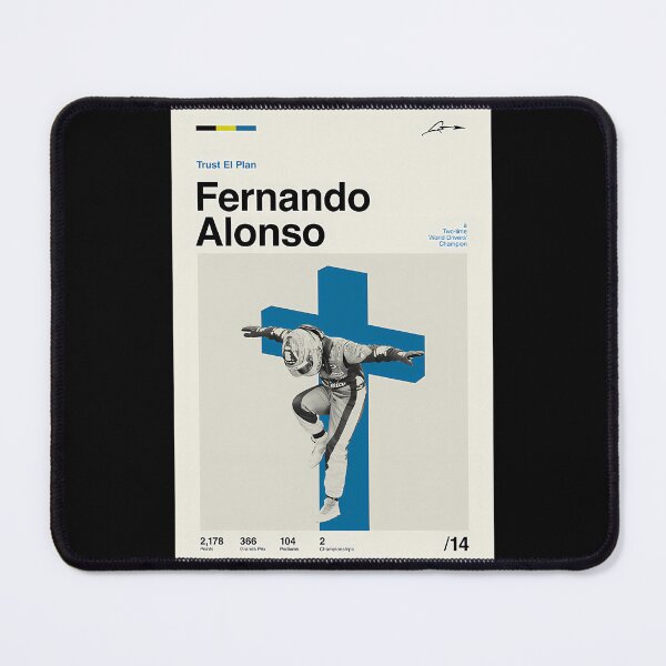 Item preview, Alonso Suzuka Meme Dance Pose Modern Mid Century Poster designed and sold by LoveAmorTruel.