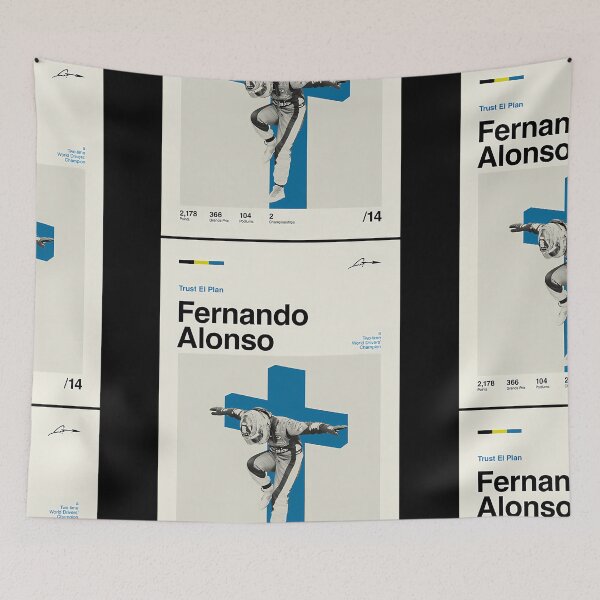 Item preview, Alonso Suzuka Meme Dance Pose Modern Mid Century Poster designed and sold by LoveAmorTruel.