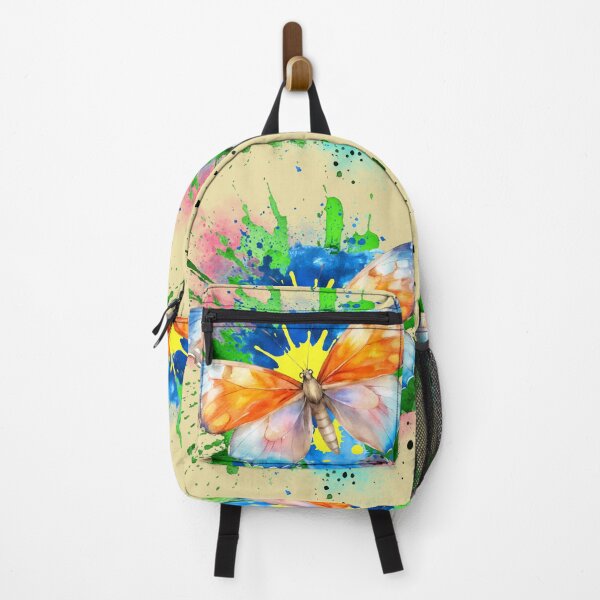 Item preview, Stunning Colorful Butterfly – Vibrant Paint Splash Art designed and sold by ChenEngEng.