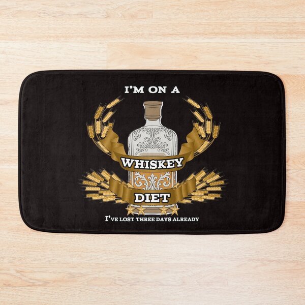 Item preview, I'm On A Whiskey Diet – Funny Whiskey Drinking Joke Design designed and sold by A-T-H.