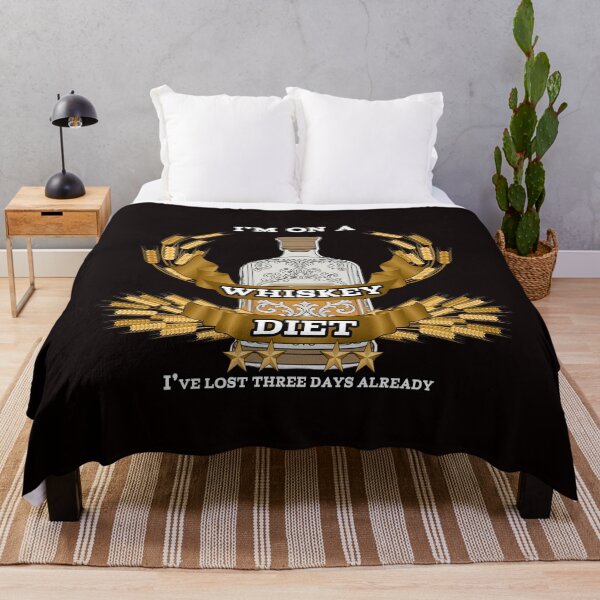 Item preview, I'm On A Whiskey Diet – Funny Whiskey Drinking Joke Design designed and sold by A-T-H.