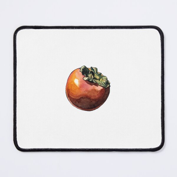 Item preview, Persimmon/Kaki Fruit - Watercolor illustration designed and sold by AquarellChill.