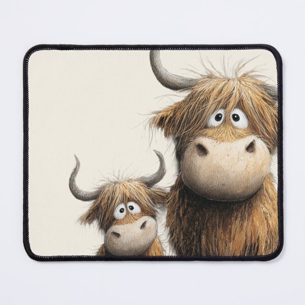 Item preview, Cute HiGHLaND SCoTTiSH CoWS ' The Hay Bales ' Designs BY SHiRLeY MacARTHuR designed and sold by Shirley MacArthur Art.