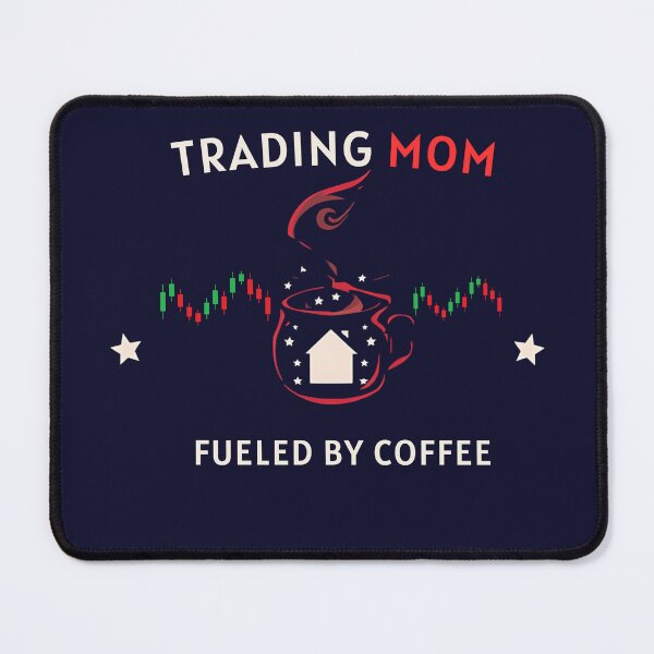 Item preview, Mom Life Powered By Coffee and Charts – Trading Mom Tee designed and sold by GaJaAtelier.