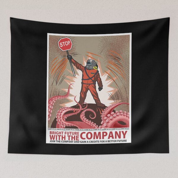 Item preview, Lethal Company Join The Company Poster designed and sold by Poufka Designs.