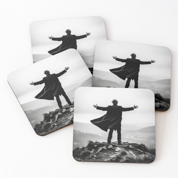 Item preview, solitary standing triumphantly on hilltop designed and sold by Akali Design.